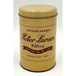 Retro D�se - Peter Larsen Kaffed�se - Cremefarvet - 17 cm.