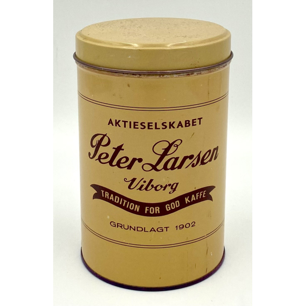 Retro D�se - Peter Larsen Kaffed�se - Cremefarvet - 17 cm.