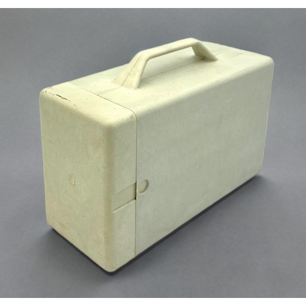 Retro Picnic Madkasse - R�hvid - 1970'erne - 31,5 cm.