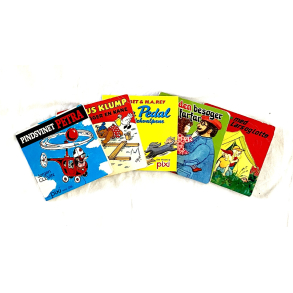 Retro Brnebger - Pixi-Bger - 1960'erne-2000'erne - Samling Nr. 5 - St Af 5