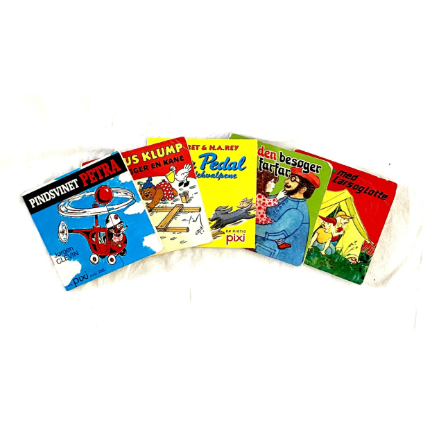 Retro Brnebger - Pixi-Bger - 1960'erne-2000'erne - Samling Nr. 5 - St Af 5