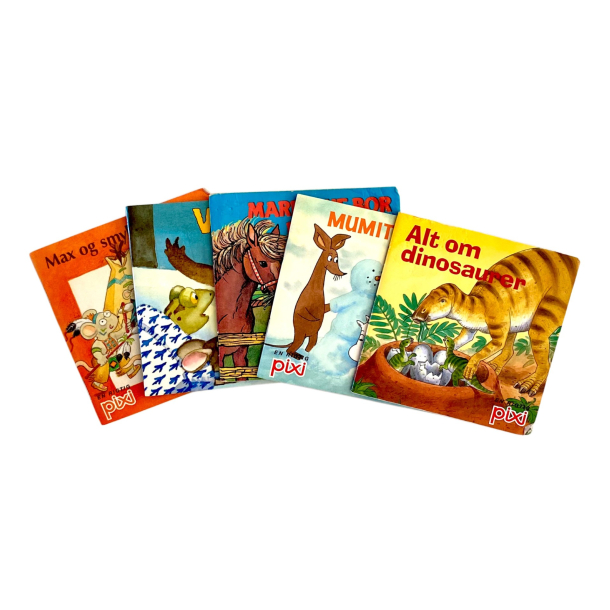 Retro B�rneb�ger - Pixi-B�ger - 1960'erne-2010'erne - Samling Nr. 10 - S�t Af 5