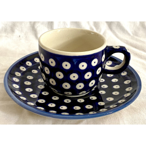 Polsk Keramik - Kaffekop - 7 cm.