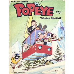 Retro Tegneserie - Skipper Skrk - Popeye Winter Special - Engelsk Tekst - r 1976 - Bud Sagendorf