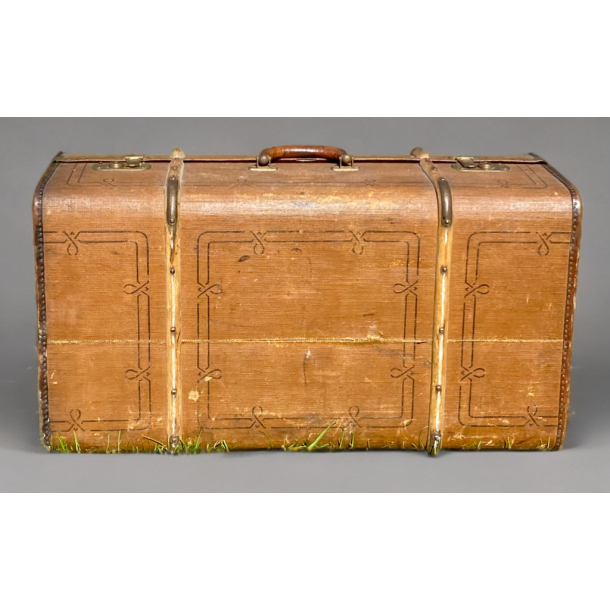 Antik Rejsekuffert - Brun - 1900-Tallet - 80,5 cm.