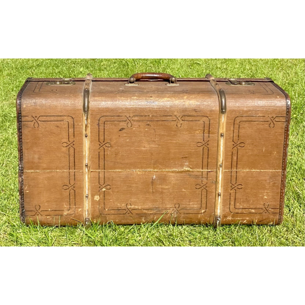 Antik Rejsekuffert - Brun - 1900-Tallet - 80,5 cm.