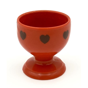 Retro Stel - ggebger - Rd - Hjerter - 5 cm.