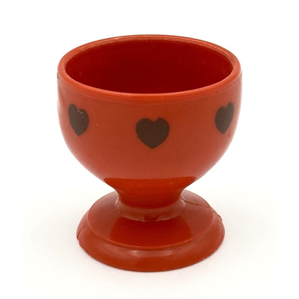 Retro Stel - ggebger - Rd - Hjerter - 5 cm.