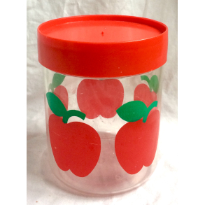 Retro Dse - Kaffedse - bler - Rd - 14,5 cm.