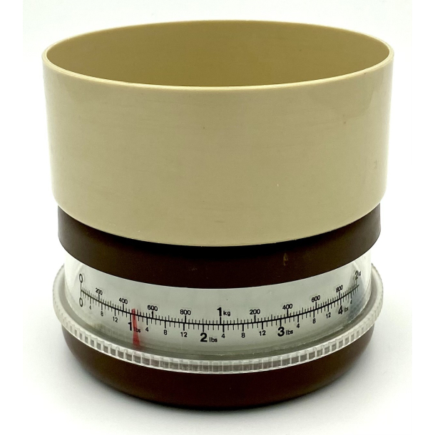 Retro Kkkenvgt - Brun &amp; Beige - 14 cm.