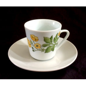 Retro Stel - Kaffekop - Smrblomst 