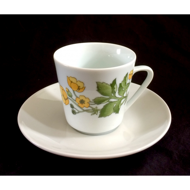 Retro Stel - Kaffekop - Smrblomst 