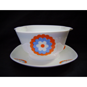 Retro Stel - Sovseskl - Blomst - 16 cm.