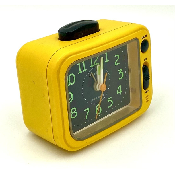 Retro V�kkeur - Gul - 1970'erne - 11,5 cm. - Rhythm