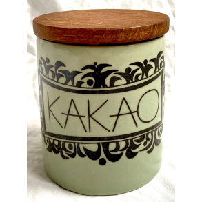 Kulinar Krukke - Kakao - Keramik & Teaktr - 11,5 cm. - Rrstrand