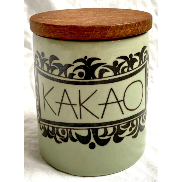 Kulinar Krukke - Kakao - Keramik &amp; Teaktr - 11,5 cm. - Rrstrand