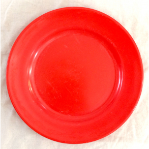 Rosti Mepal - Flad Tallerken - Rd - 21,5 cm.