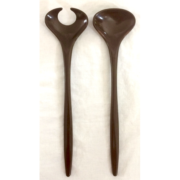 Rosti Mepal Salatbestik - Brun - 28 cm.