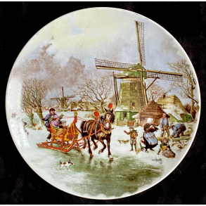Platte - Hollandsk Landsby - J.C. Van Hunnik - Royal Schwabap