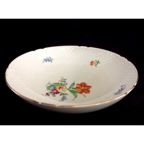 Saksisk Blomst Stel - Rund Skl Nr. 44 - Cremefarvet - B&G