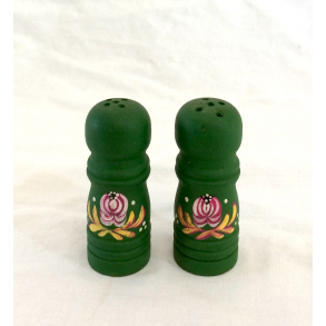 Salt -& Peberst - Malet Tr - 7 cm.