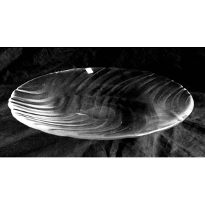 Holmegaard Skagerrak Fad - Matteret Glas - 40 cm.