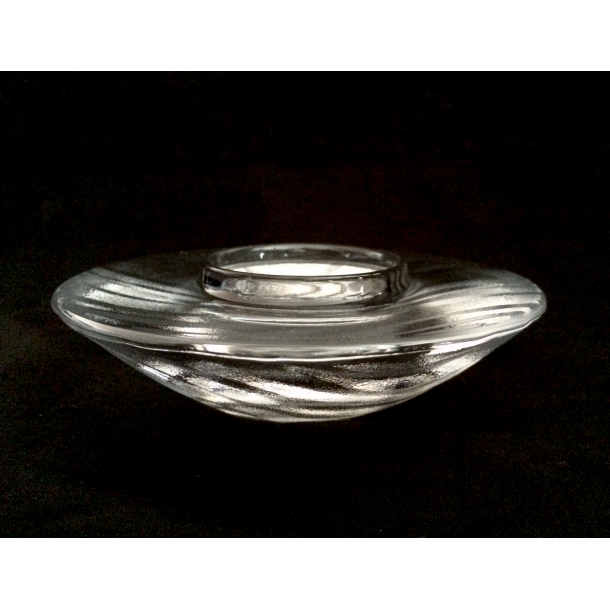 Holmegaard Skagerrak Fyrfadsstage - Matteret Glas - 16,5 cm.