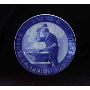 Mindeplatte - Semper Ardens 1819-1919 - Royal Copenhagen