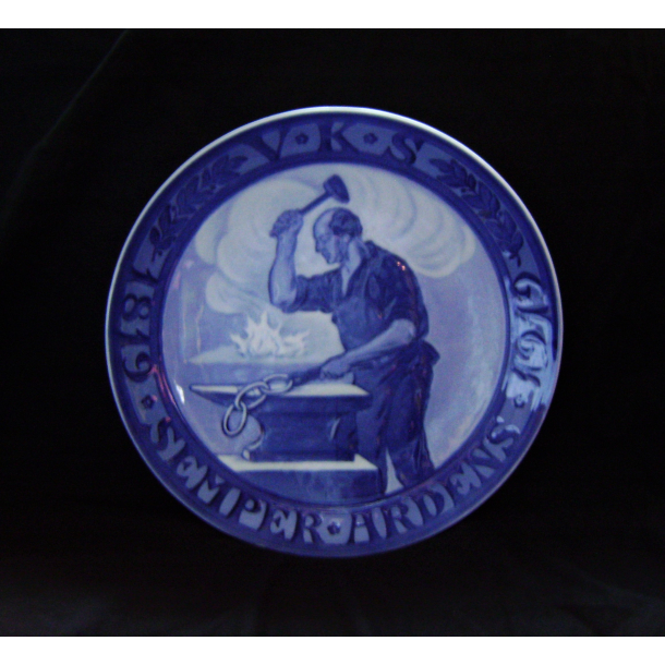Mindeplatte - Semper Ardens 1819-1919 - Royal Copenhagen