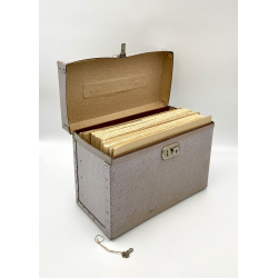 Retro Sy-M�nstre - Kuffert - 42 M�nsterark - 1950'erne - 33 cm. - Unimit