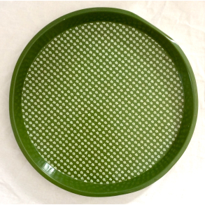 Grn Forglemmigej Rund Bakke - 31 cm. - Sdahl