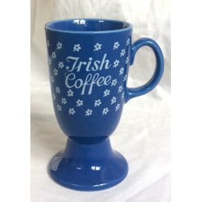 Bl Forglemmigej Stel - Irish Coffee Krus - 13 cm. - Sdahl