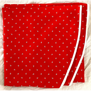 Rd Forglemmigej Rund Dug - Juledug - 158 cm. - Sdahl