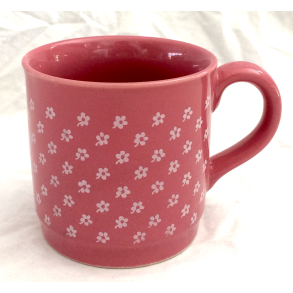 Rosa Forglemmigej Stel - Krus - 9 cm. - Sdahl