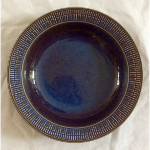Sholm Stel - Dyb Tallerken - Bl - 19 cm.