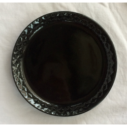 Sort Cordial Stel - Palet - Kagetallerken - 17 cm. - B&G/Kronjyden