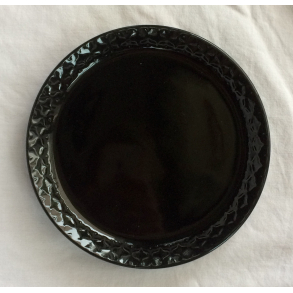 Sort Cordial Stel - Palet - Kagetallerken - 17 cm. - B&G/Kronjyden