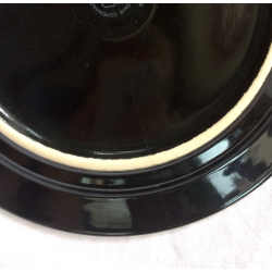 Sort Cordial Stel - Palet - Middagstallerken - 24 cm. - B&G/Kronjyden