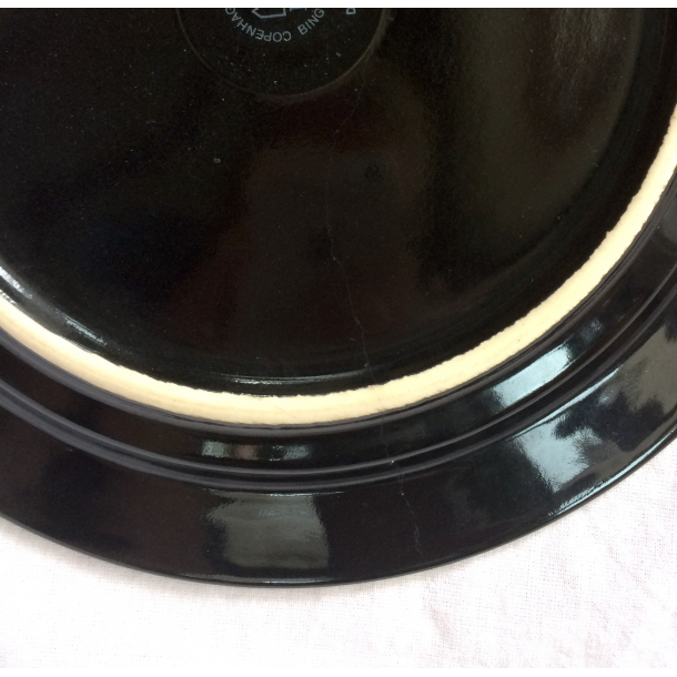 Sort Cordial Stel - Palet - Middagstallerken - 24 cm. - B&G/Kronjyden