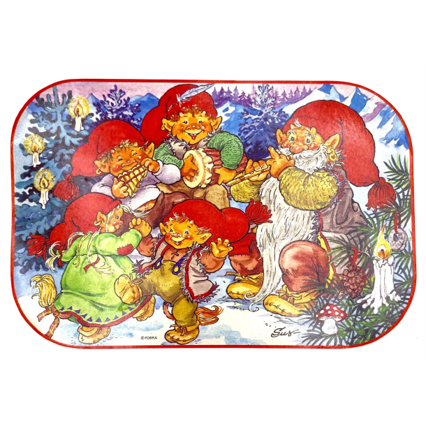 Susanna Hartmann Juleservice - Dkkeserviet - Nisser - Motiv Nr. 1 - 43 cm.