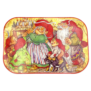 Susanna Hartmann Juleservice - Dkkeserviet - Nisser - Motiv Nr. 2 - 43 cm.