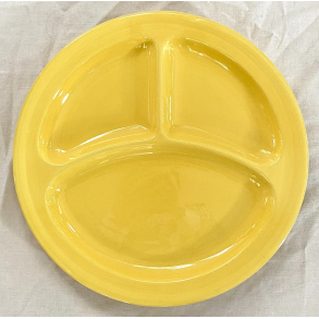 Tapas/Cabaret Tallerken - Palet - Gul - 27 cm.