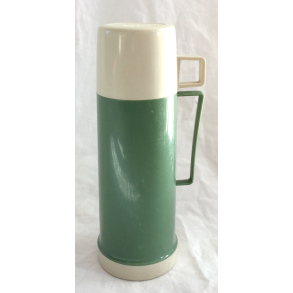 Retro Termoflaske - Mrkegrn - 24,5 cm.