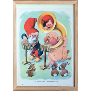 Retro Julebillede - Nisseorkester - Vilhelm Hansen - 31 cm.