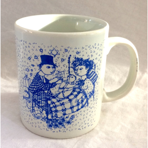 Bjrn Wiinblad Krus - December - Bl - Nymlle