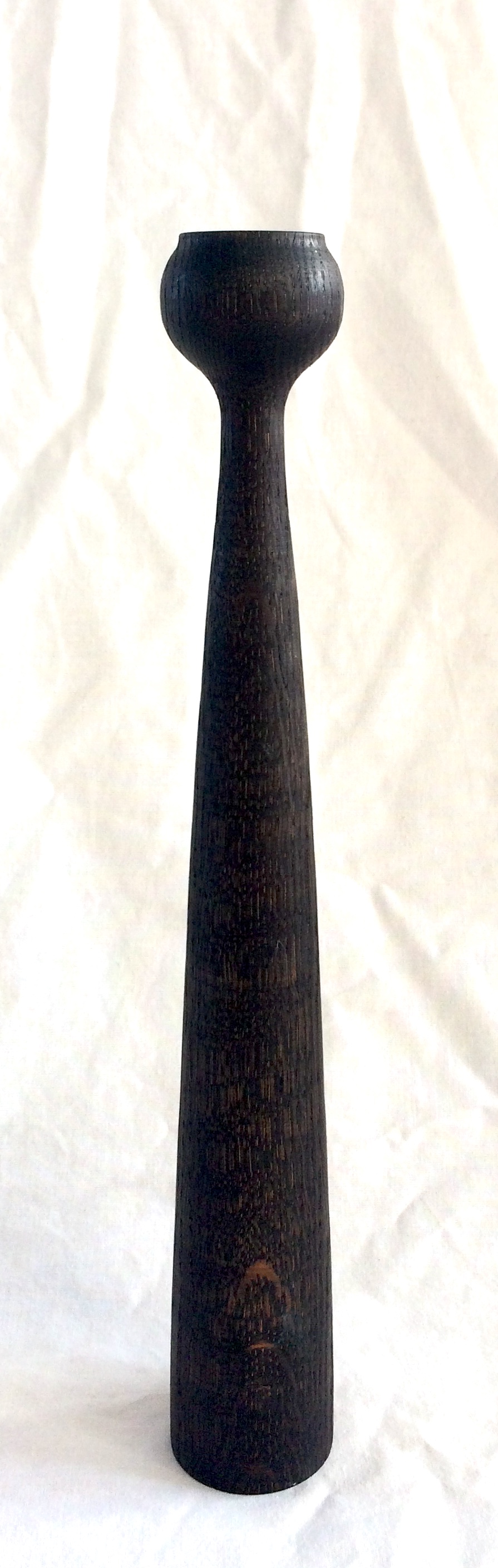 Applicata Blossom Lysestage - Tulip - Sort - 33,5 cm. - Lysestager - Igen-brugsen