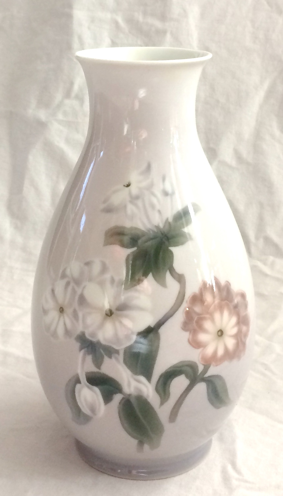 Vase Nr. 8746/368 - Blomster - 25 cm. - - Vaser Igen-brugsen