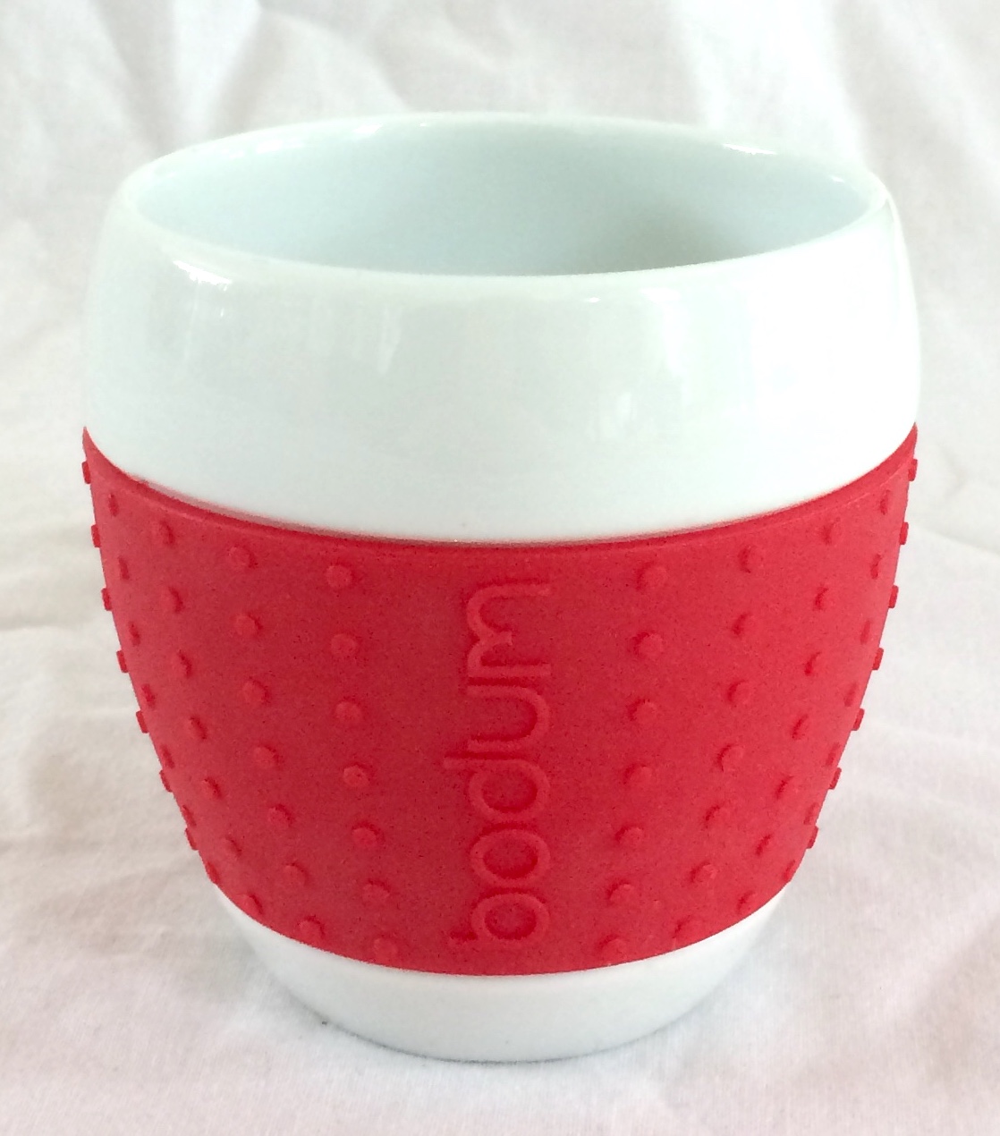 regulere mærke forsinke Bodum Pavina Termokrus - Porcelæn & Silikone - Rød - 9 cm. - Kaffe -&  Spisestel - Igen-brugsen