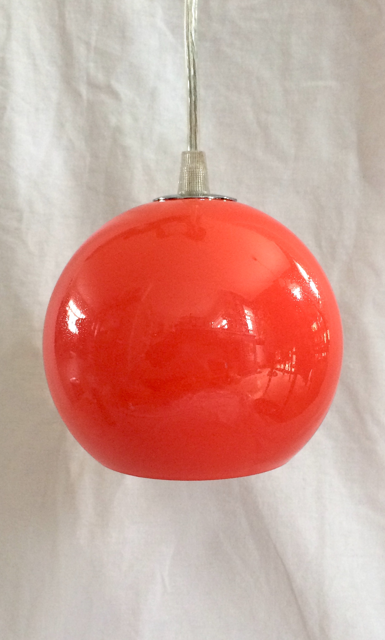 Lignende Creek Kommunist Frandsen Ball Lampe - Pendel - Glas - Orange - 14 cm. - Belysning -  Igen-brugsen