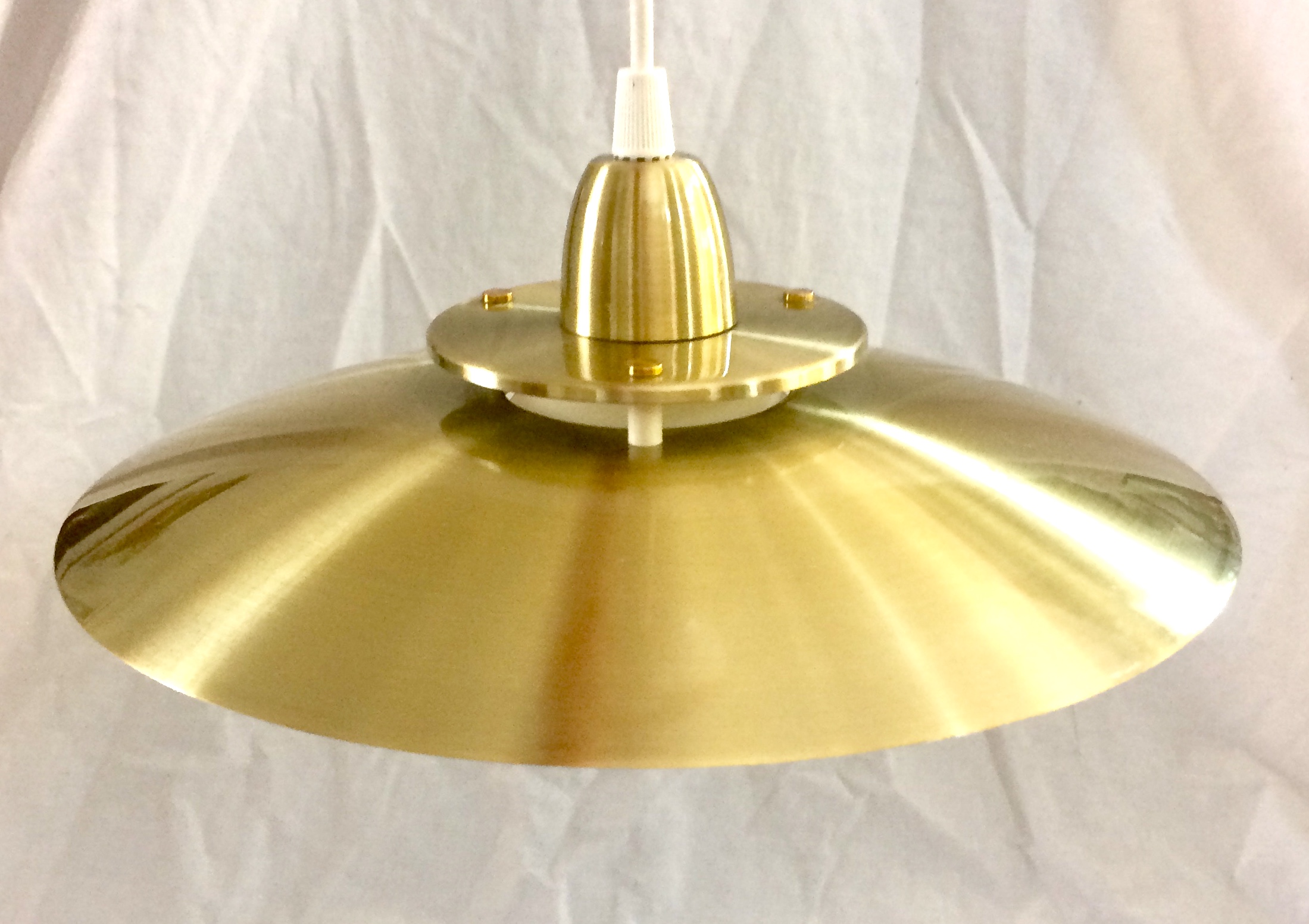Metal Lampe Pendel Guld - cm. - El-Light - Belysning - Igen-brugsen